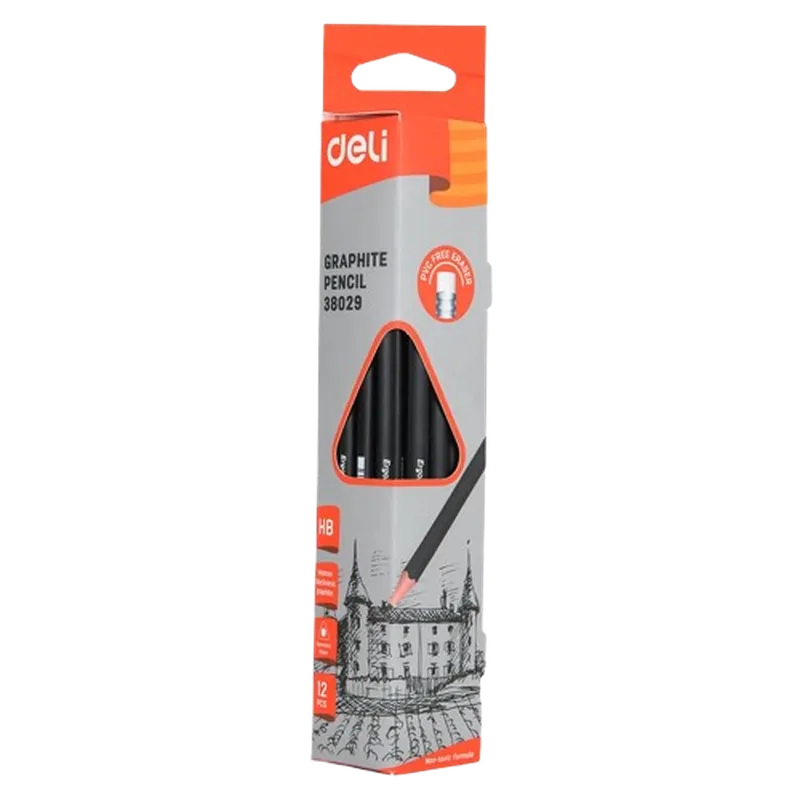 Deli Graphite Pencil E38029 1 Gross