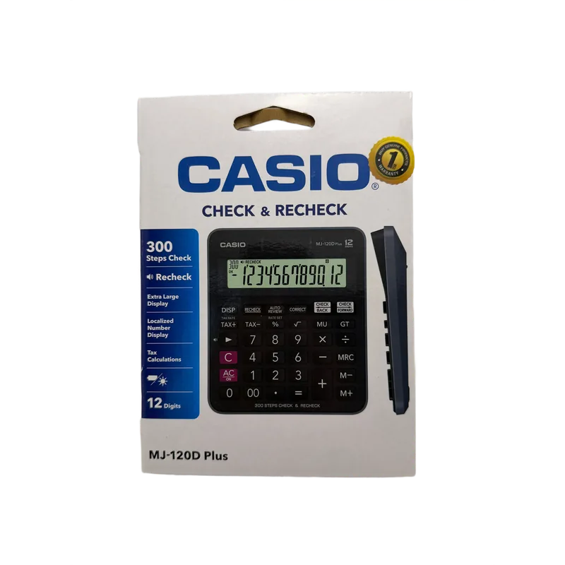 Casio Check & Recheck MJ-120D Plus