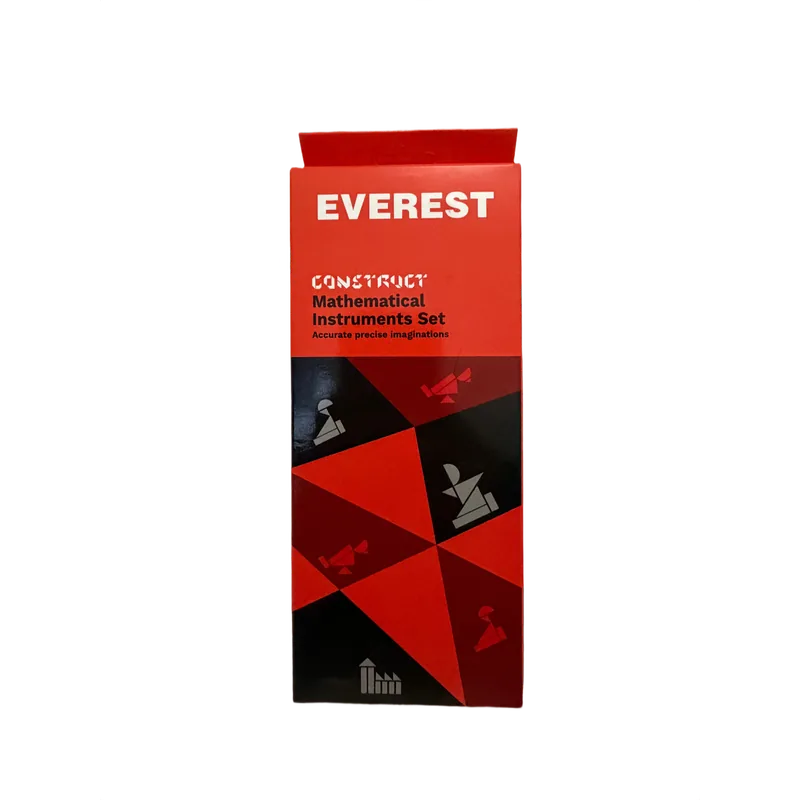 Everest Construction Mathematical Instrument Set | Geometry Set for School & Drawing
