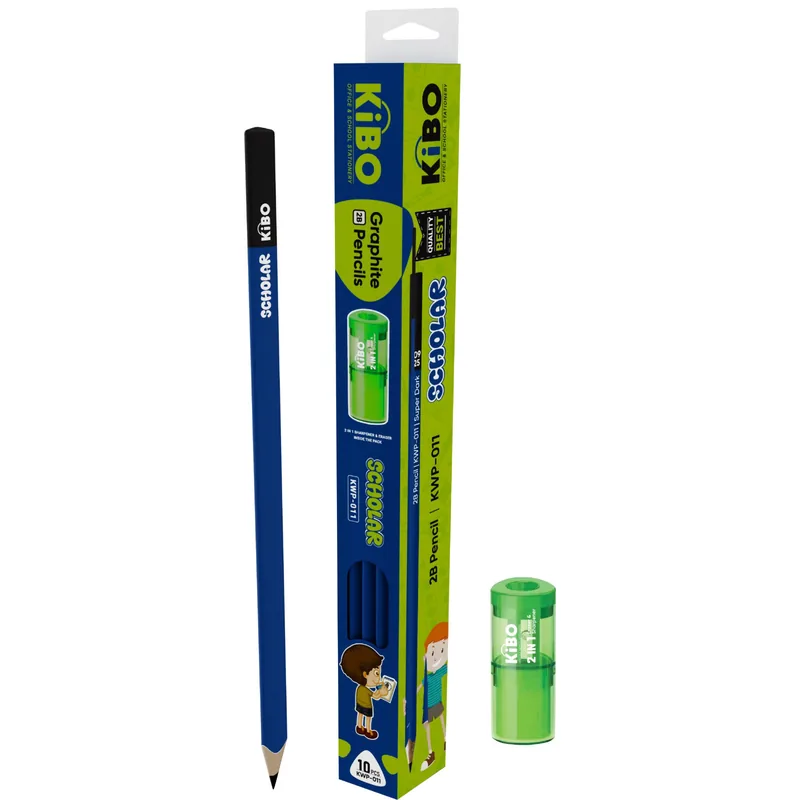 Kibo Graphite Pencils KWP-011 1 Box (10 Piece)