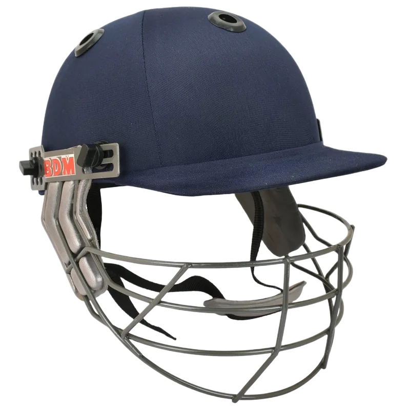 BDM Cricket Helmet Commander Medium Navy Blue