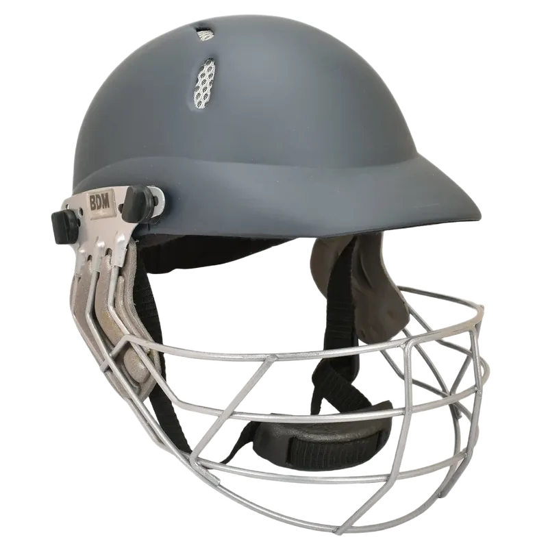 BDM Cricket Helmet Master Blaster Large Grey