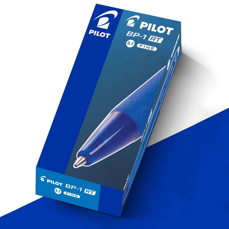 Pilot BP-1 RT Ball Pen Red 12 Piece