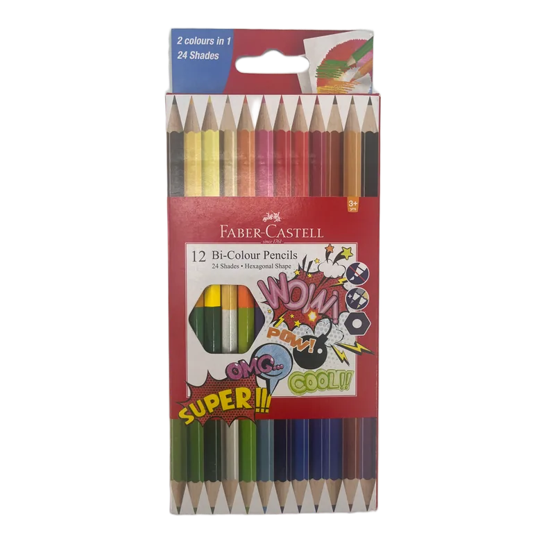Faber Castell Bi-Colour Pencils 1 Pack Multicolor