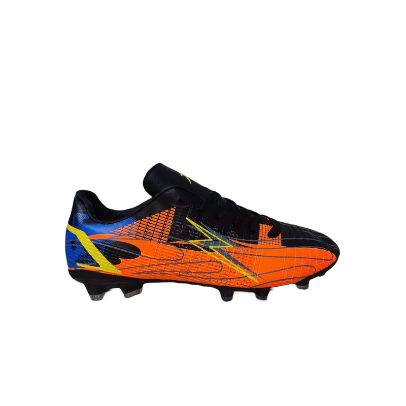 Football Shoes Black & Orange 42 EUR 1 Pair