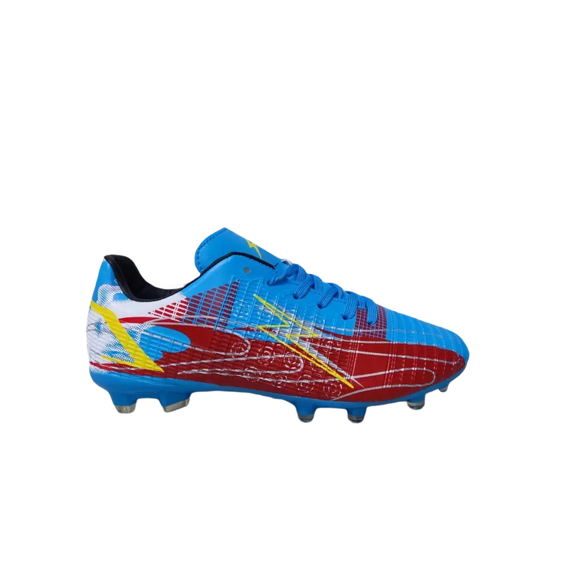 Football Shoes Blue & Red 42 EUR 1 Pair