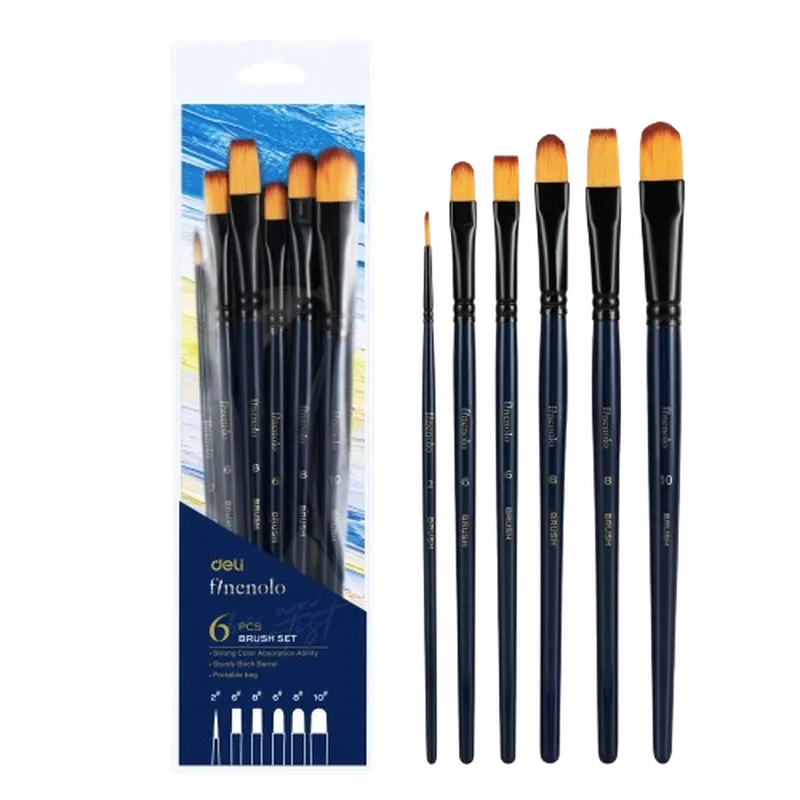 Deli Brush Set Acrylic 1 Box