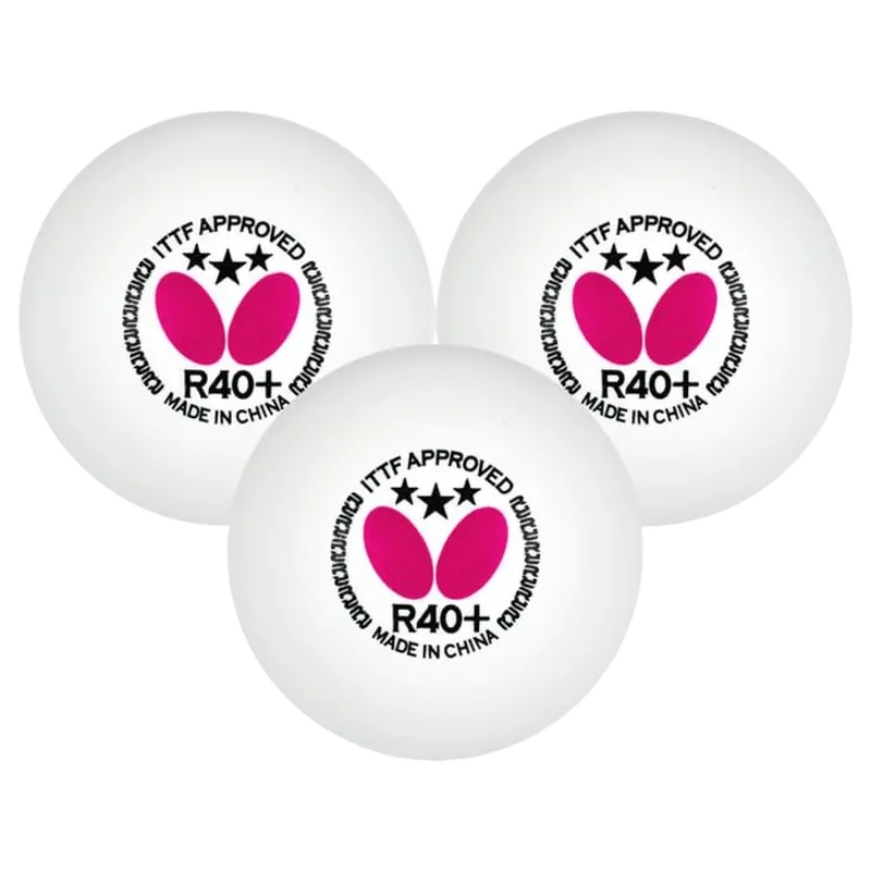 Butterfly - TT Ball R40+ 1 Pack White