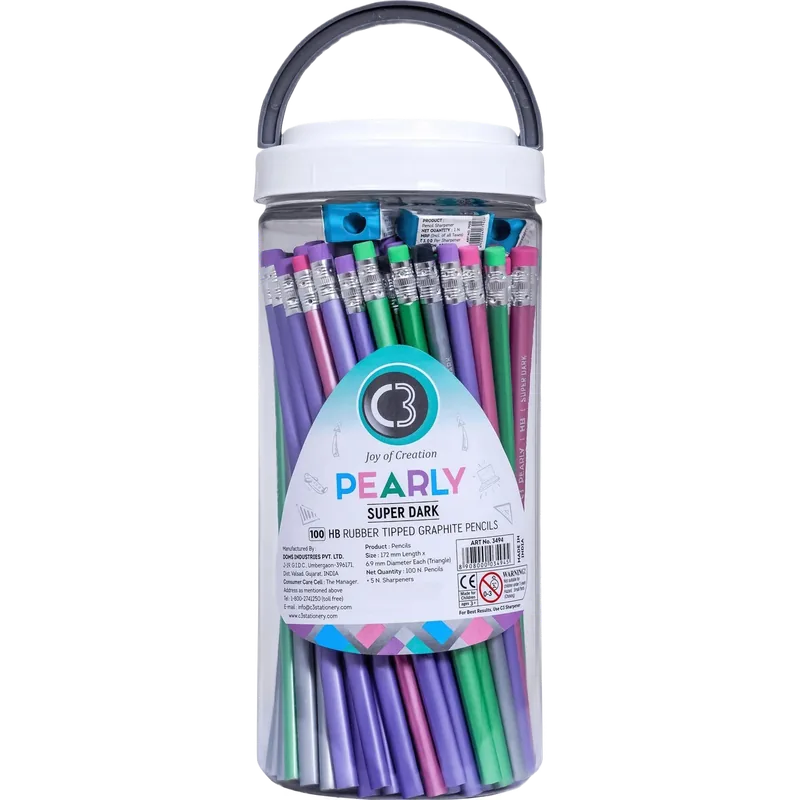 Doms C-3 Pearly RT Jar Pencils 1 Jar