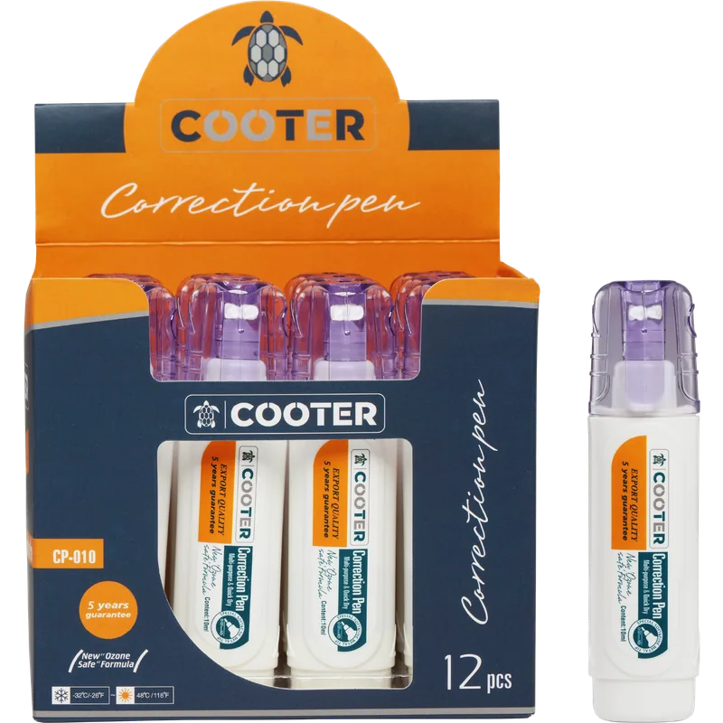 Cooter Correction Pen 10 ml 12 Piece