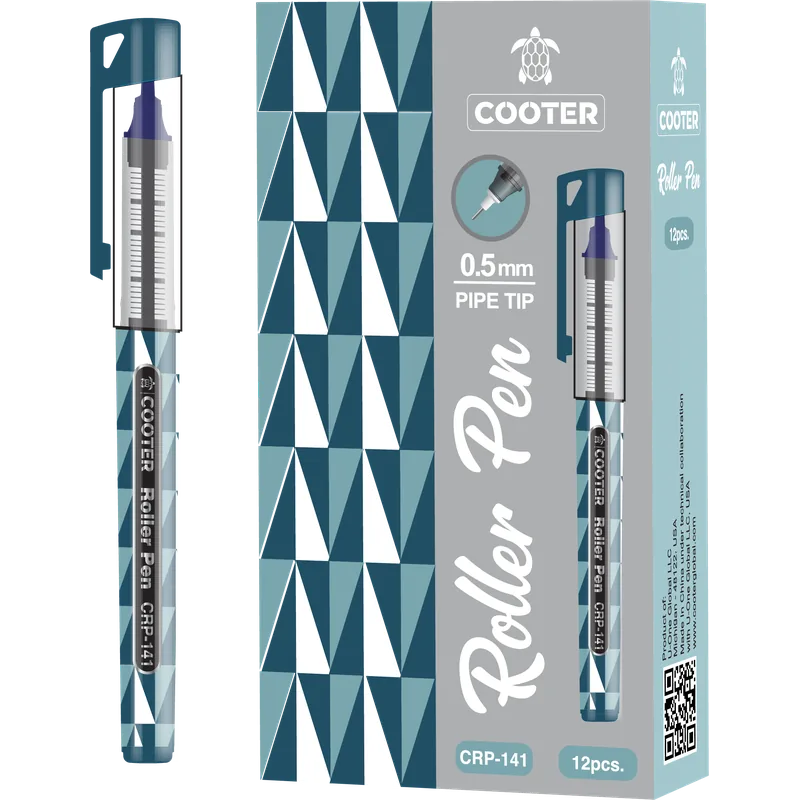 Cooter Roller Ball Pen CRP-141 Blue 12 Piece