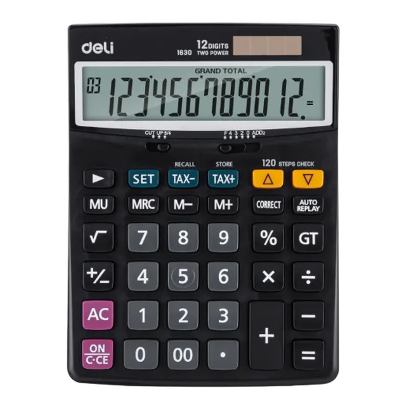 Deli Calculator E1630 Black