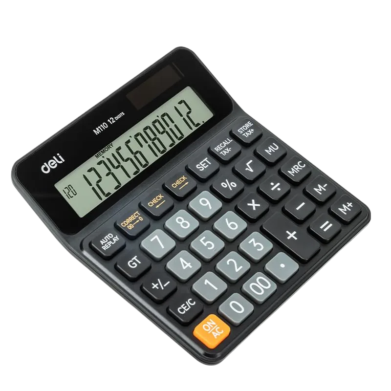 Deli Calculator EM110 Black