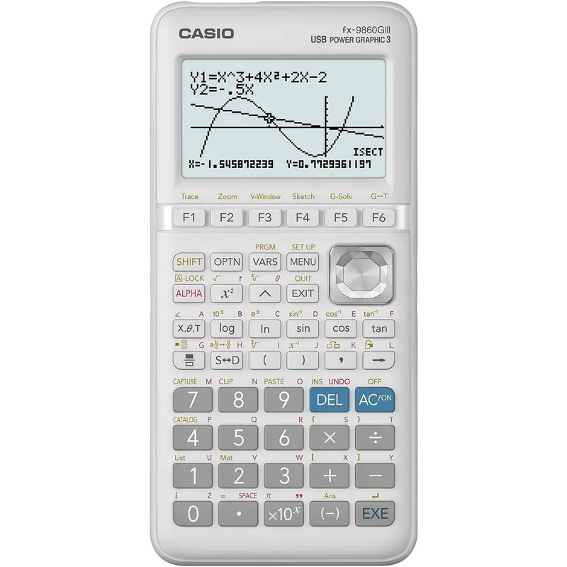 Casio Scientific Graphic Calculator FX-9860GIII White