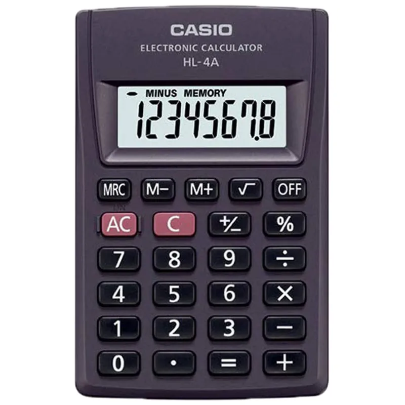 Casio Calculator HL-4AW Black
