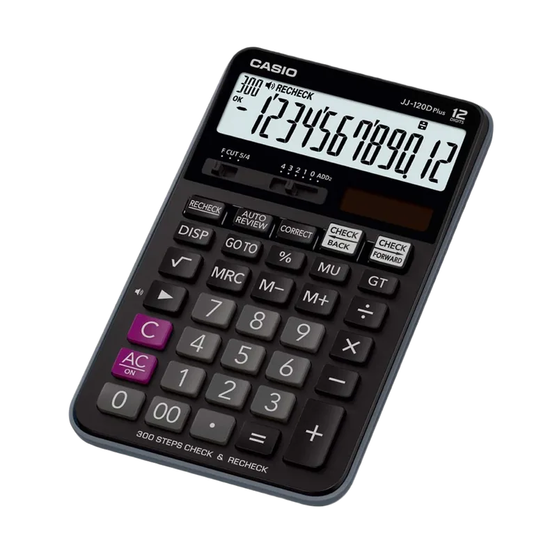 Casio Calculator JJ-120D Plus Black