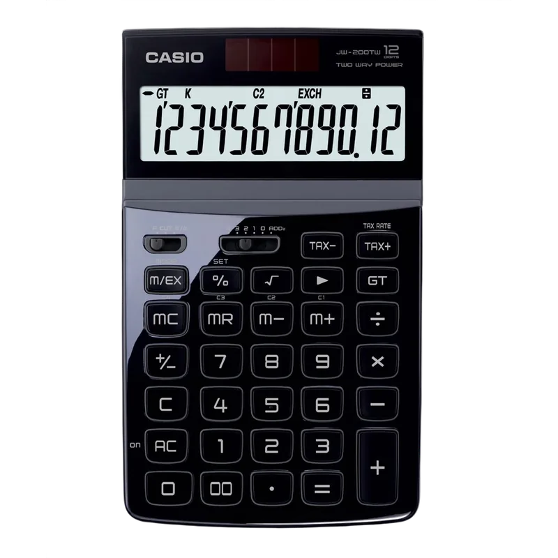 Casio Calculator JW-200TW Black