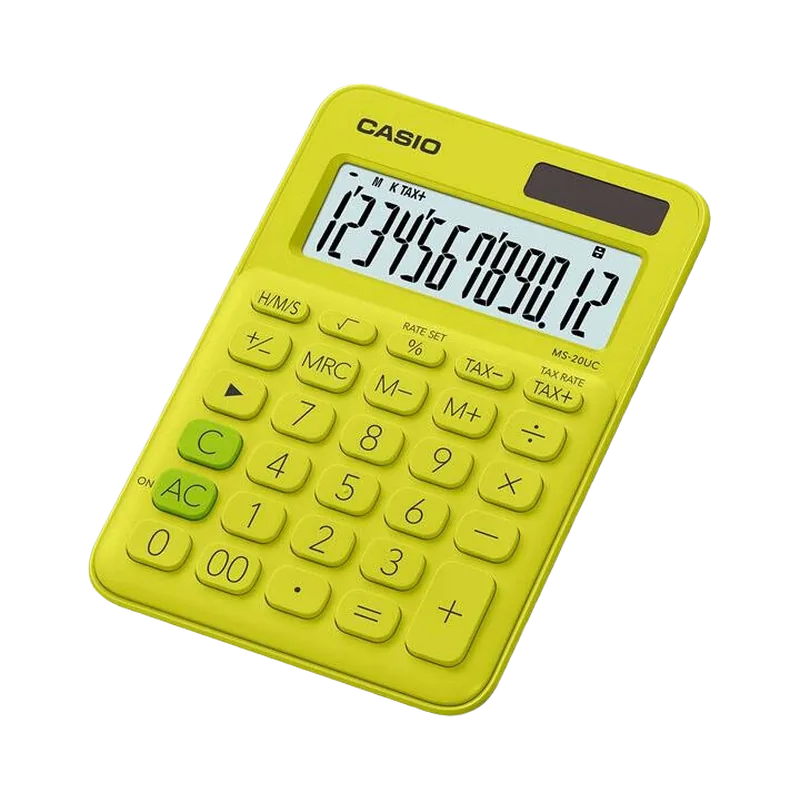 Casio Calculator MS-20UC Neon
