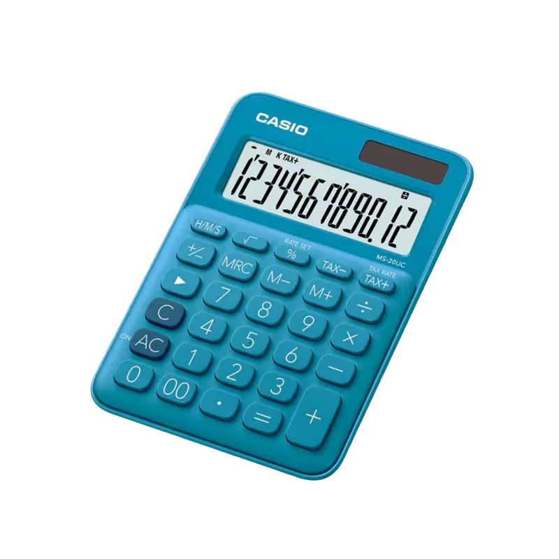 Casio Calculator MS-20UC Blue