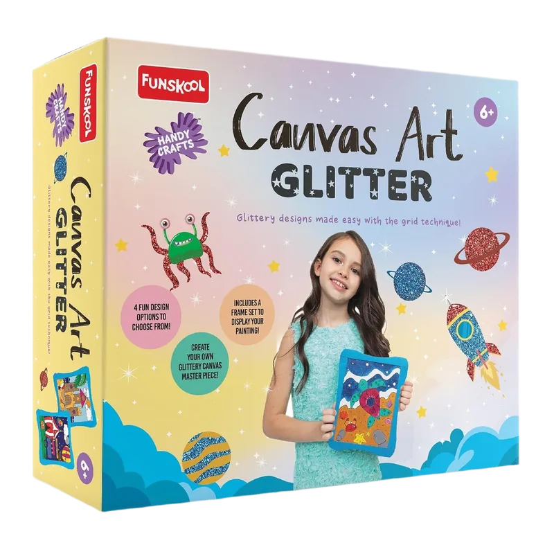Funskool Canvas Art Glitter Multicolor