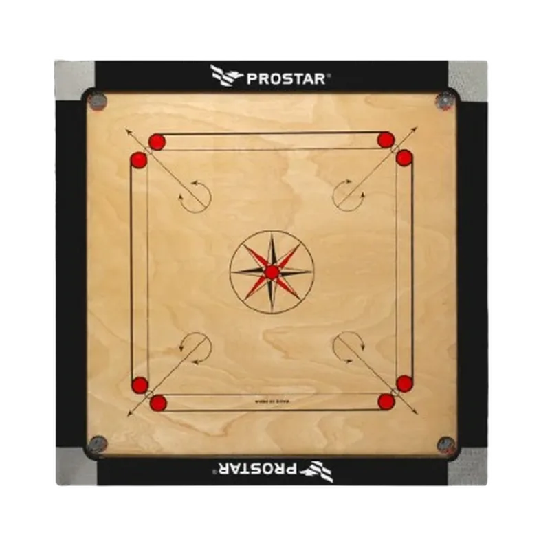 Prostar Carrom Board 26 Inch Black & Beige
