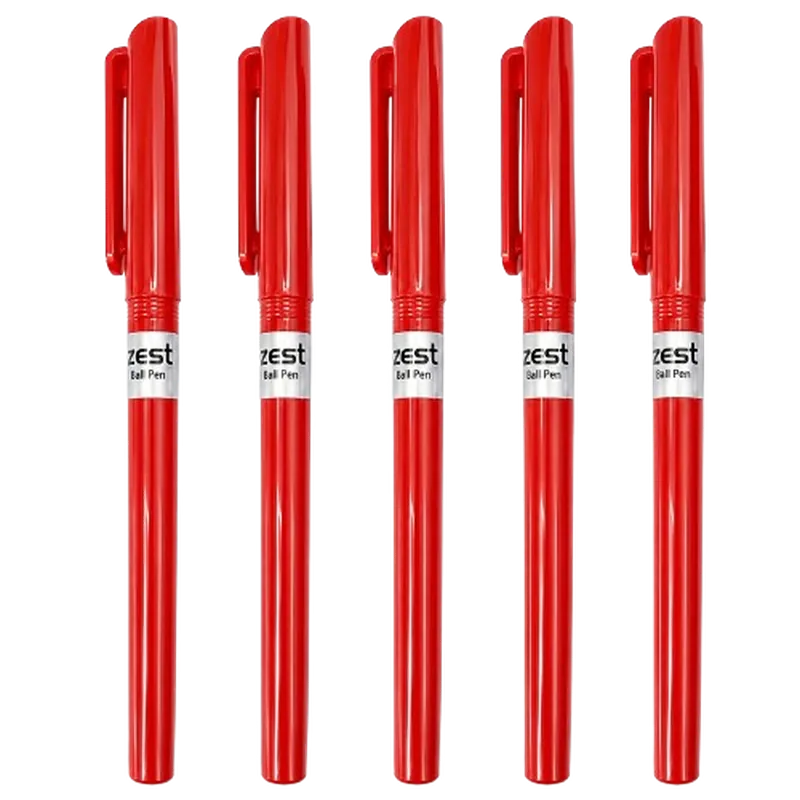 Win Zest Ball Pen Red 1 Pack