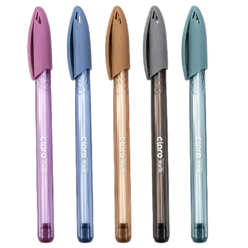 Claro Kwik Pen Gel Pen Red 1 Box