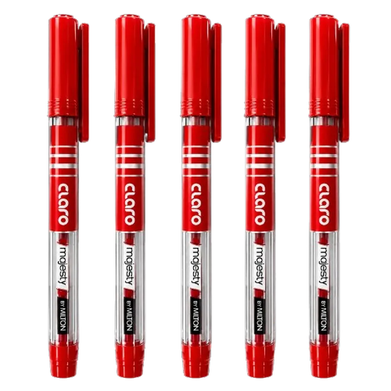 Claro Majesty Ball Pen Red 1 Box
