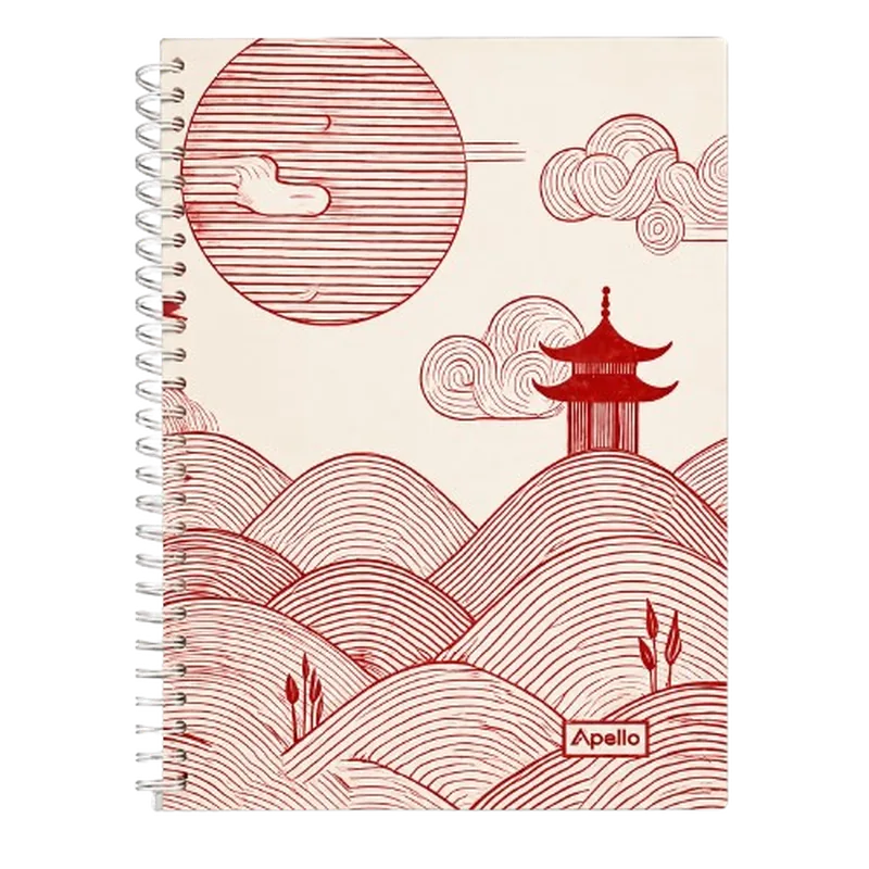 Apollo Spiral Apollo Notebook (Ordinary) Small 25 12 Piece