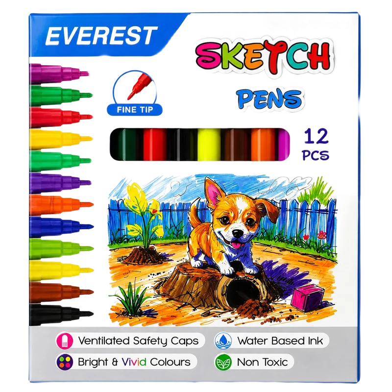 Everest Sketch Pens Multicolor