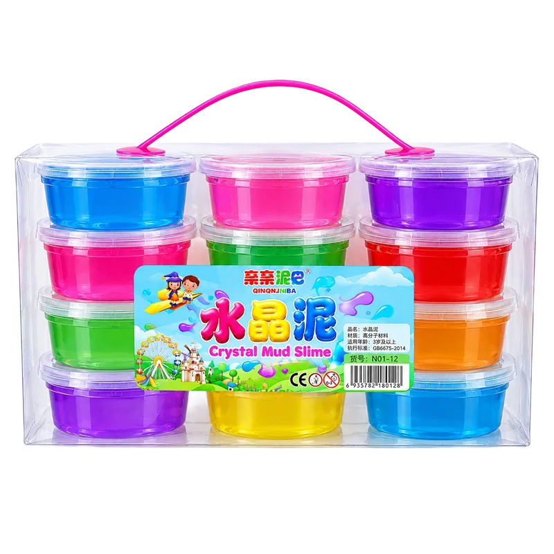 Slime Crystal Mud 1 Pack Multicolor