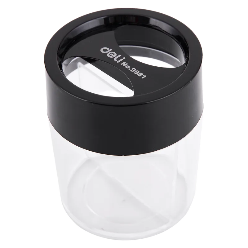 Deli Clip Dispenser 58 x 77 mm White & Black