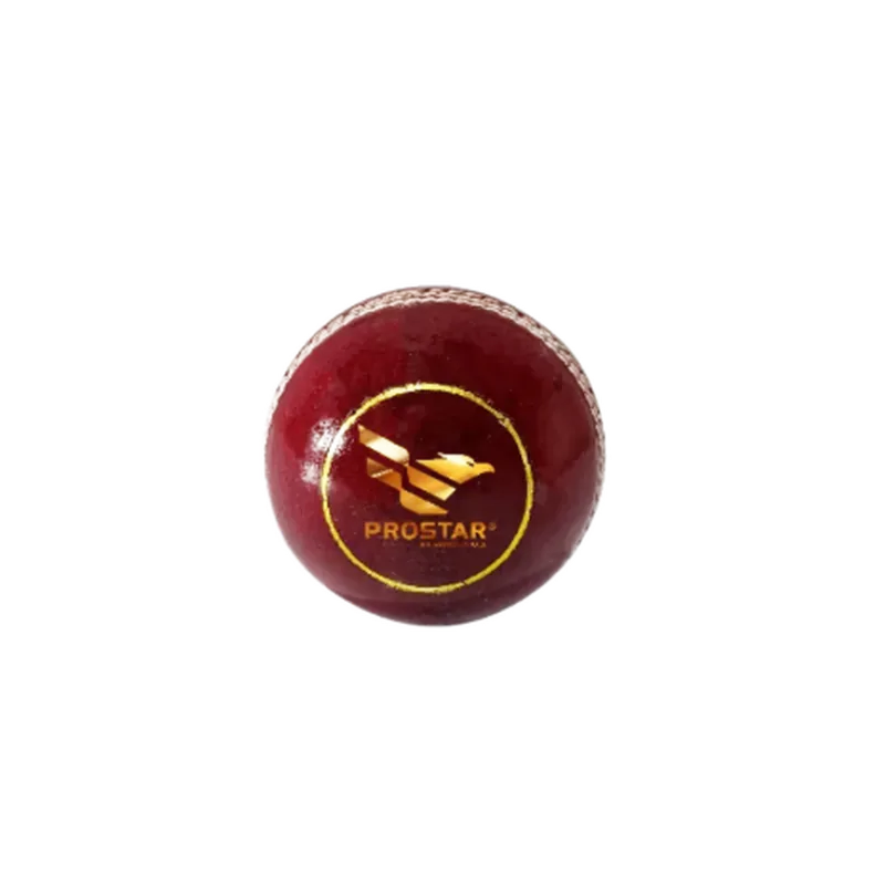 Prostar Leather Cricket Balls 4 Stitch Yorker 1 Pack Red
