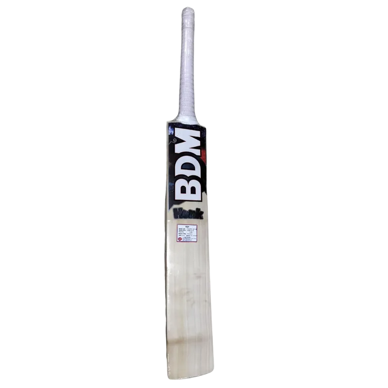 BDM Cricket Bat E.W Hunk Standard Natural White