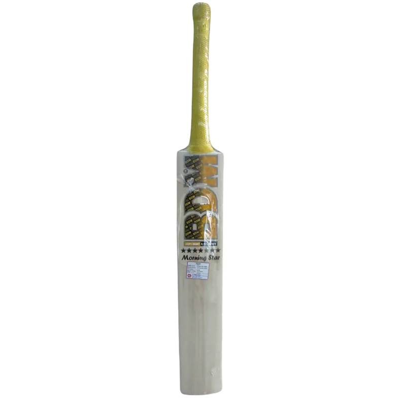 BDM Cricket Bat E.W Morning Star Standard Natural White