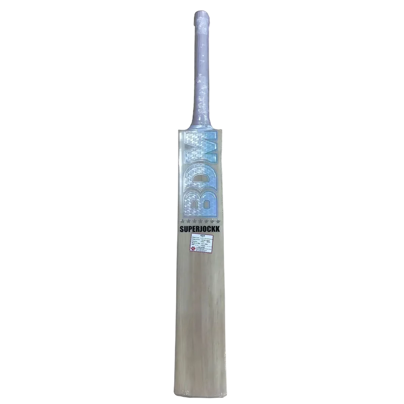 BDM Cricket Bat E.W Super Jock Standard Natural White