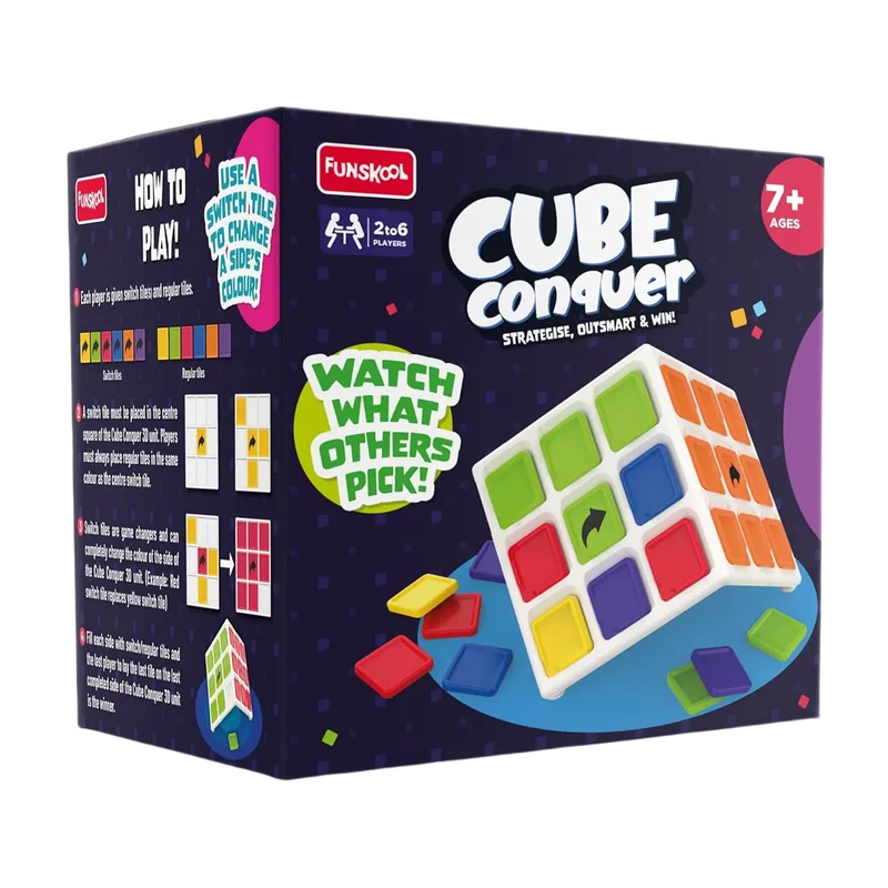 Funskool Cube Conquer Multicolor
