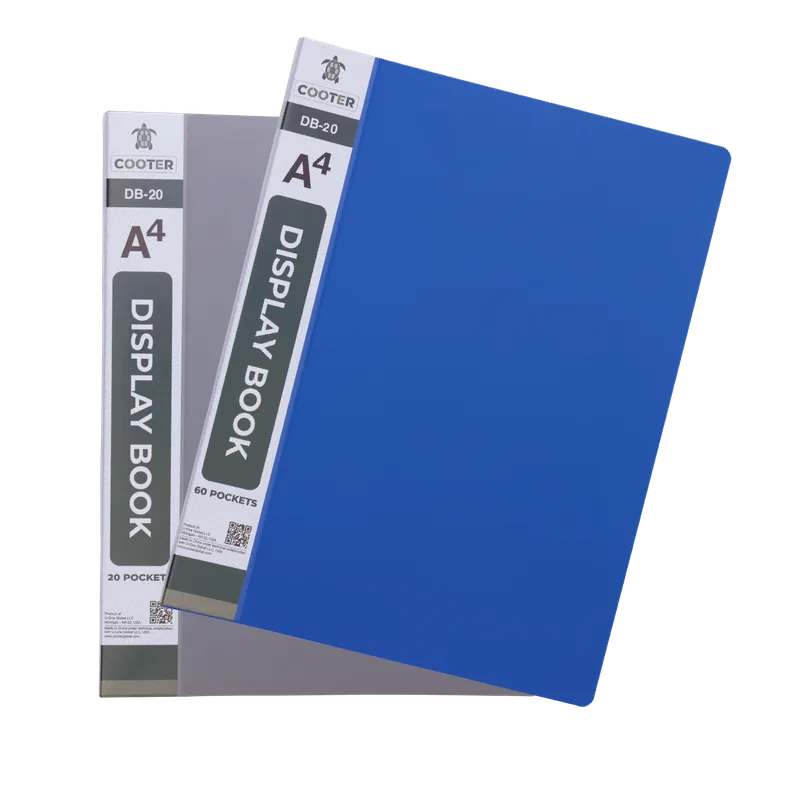 Cooter Display File 20 Pocket Grey 12 Piece A4