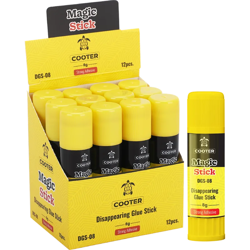 Cooter Disappearing Glue Stick 8 gm 12 Piece