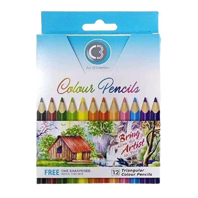 Doms C3 Triangular Colour Pencils 1 Pack Multicolor