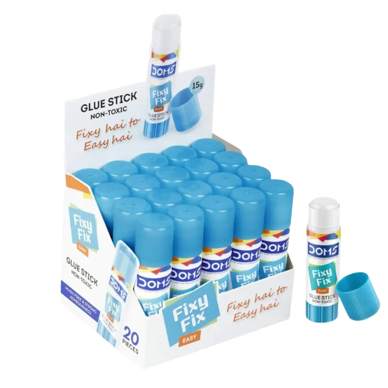 Doms Fixy Fix Glue Stick 15 gm 20 Piece