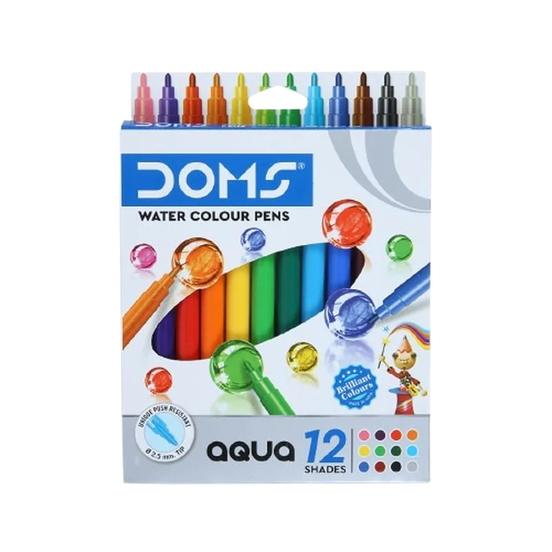 DOMS Water Colour Pens Full (No.7265) 1 Pack