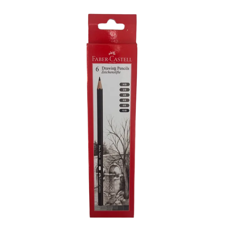 Faber Castell Drawing Pencil Zeichenstifte 1 Pack Black