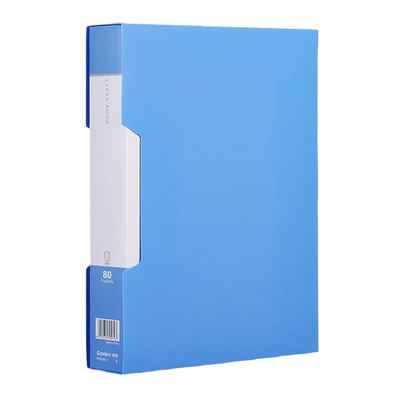 Comix Economical Display Book 80 Pocket Black A4