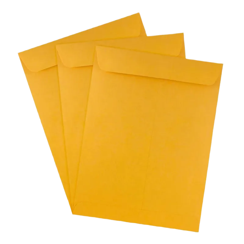 Paper Envelope A4 Golden 100 Pieces