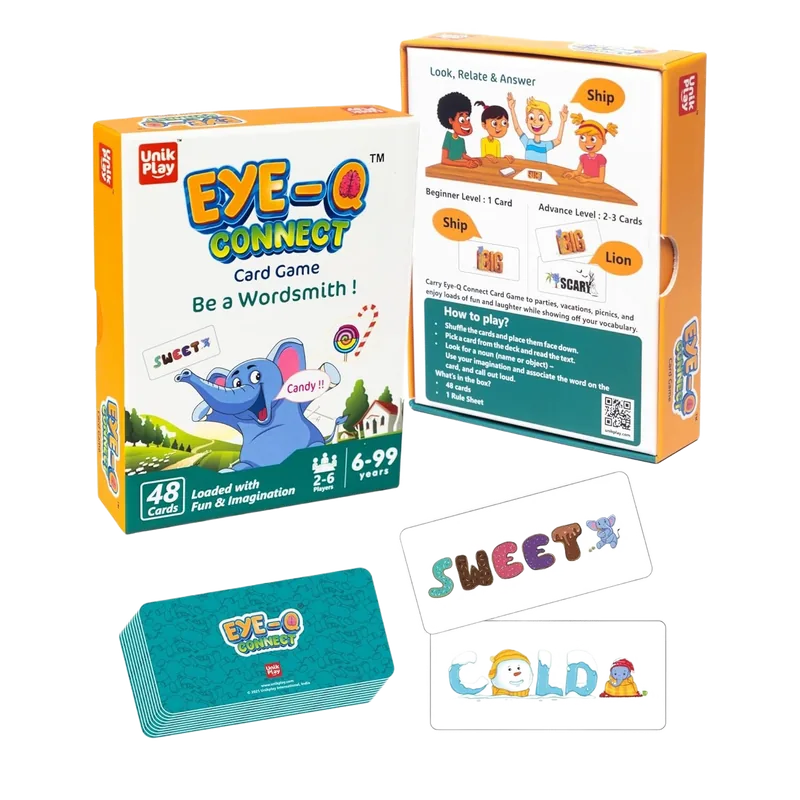 UnikPlay Card Games Eye Q - 48 Cards Multicolor