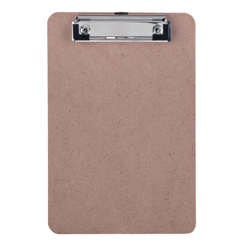 Comix Fiber Clip Board A4 Brown