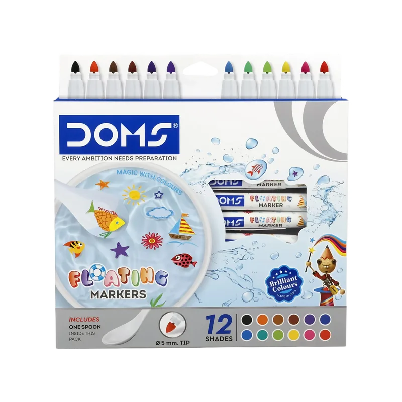 Doms Floating Markers 1 Pack Assorted