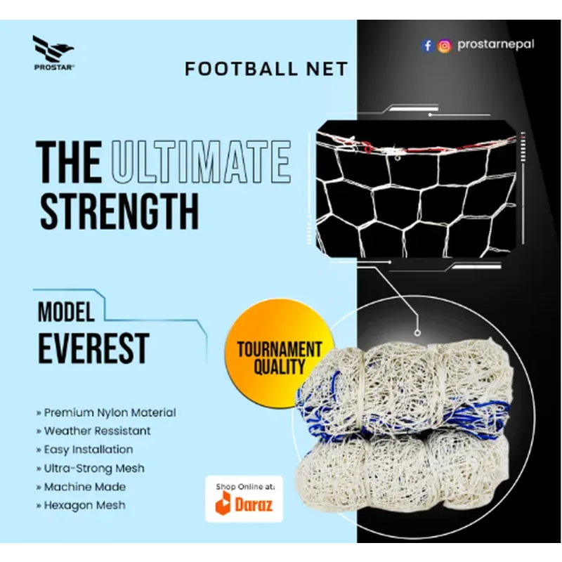 Prostar Football Net Everest White