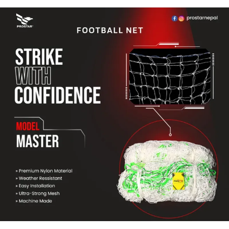 Prostar Football Net Master White